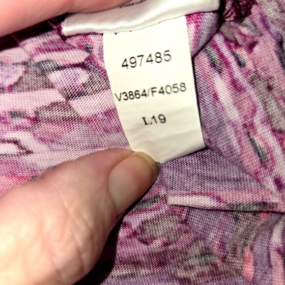 Women's Large Purple Sleeveless Sun Dress Cover Up Miss Size 12 14 - Picture 4 of 6